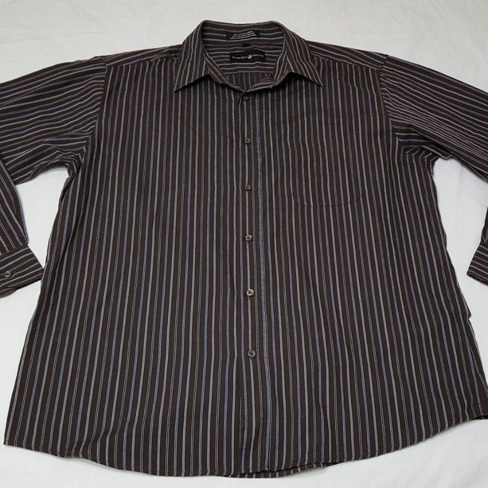 Beverly Hills Polo Club Men´s Dress Button Down Shirt, Size XL